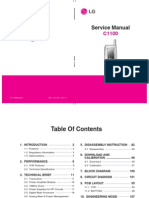 Mobile Phone LG C1100 Service Manual