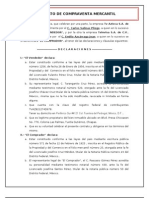 Contrato de Compraventa Mercantil