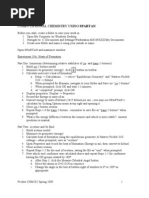 CHM202 - Experiment 19 Computational Chemistry Using SPARTAN