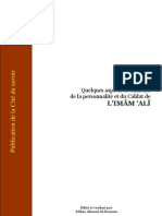 Quelques Aspects Révélateurs Du Califat de L'imam Ali