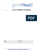 SQL Server 2008R2 Installation