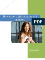 How To Get A Girls Number in 3 Minutes