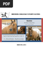 2013 BCF Stallion Auction Catalog