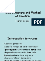 Virus Structure and Method of Invasion