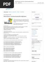 Falta El Fichero C Windows System32 Config System