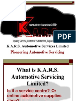 Pioneering Automotive Servicing: K.A.R.S. Automotive Services Limited