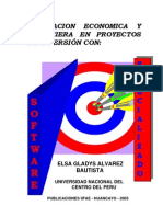 Evaluacion Economica y Financiera en Proyectos de Inversion - Elsa-Alvarez