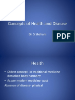 Concept of Health and Disease