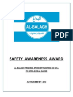 Safety Awarness Award