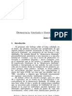 Democracia Limitada o Ilimitada (James Buchanan)