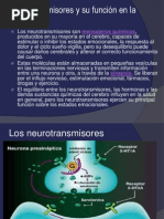 Neurotransmisores y Su Función en La Conducta