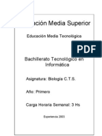 Biologia CTS 1 BT 2004