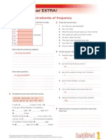 Grammar-EXTRA Inspired 1 Unit 3 Simple Present and Adverbs of Frequency