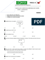 Matematica Clasa I Varianta3