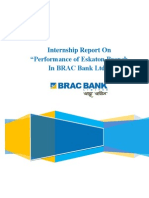 Internship Report On Performance of Eskaton Branch in BRAC Bank Ltd.