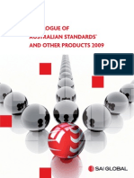 Australian Standards Catalogue 2009 PDF