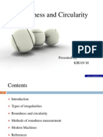 Roundness and Circularity