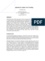 Comtaminents in Amine Gas Treating Unit