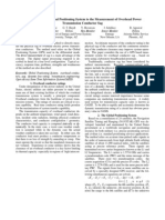 Application of The Global Positioning System To The Measurement of Overhead Power Transmission Conductor Sag