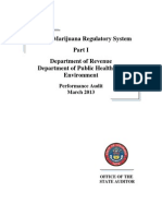 Colorado Medical Marijuana Regulatory System Performance Audit