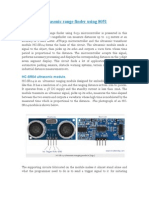 Ultrasonic Range Finder Using 8051