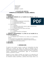 Corrientes de To y Valores JurÍdicos