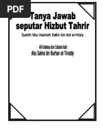 Tanya Jawab Seputar Hizbut Tahrir