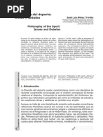 Filosofia Del Deporte PDF