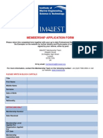 Membership Applicationform
