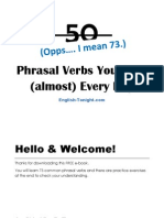 Phrasal Verbs in English by English Tonight