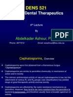 Clinical Dental Therapeutics: DENS 521