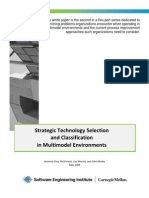 Strategic Technology Selection and Classification in Multimodel Environments