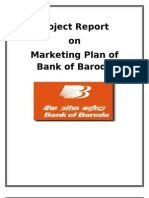 Project Report On Bank of Baroda Marketing Plan