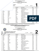 Tuguegarao - April 2013 Criminologist Board Exam Room Assignment