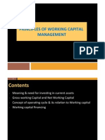 Principles of Working Capital Management