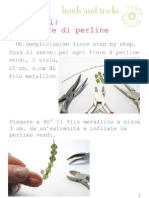 Tutorial Fiore Di Perline