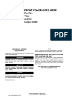 Harley Radio System Operations Manual