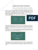 Calorimetria Calor Sensivel e Calor Latente - AULA