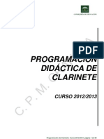 Programacion Didactica de Clarinete