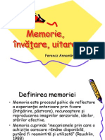 Memoria Invăţarea Uitarea