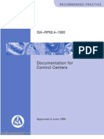 ISA RP - 60.4 Documentation For Control Centers