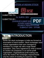 Presentation On Demutualisation of Indian Stock Exchange