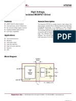 HT0740 High Voltage, Isolated MOSFET Driver: Features General Description