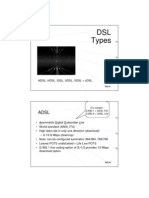 DSL Types: ITU Version G.992.1 ADSL Full G.992.2 ADSL Lite