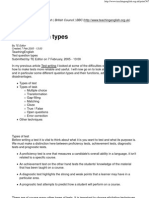 Test Question Types