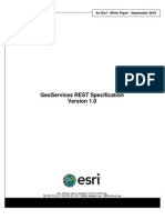 Geoservices Rest Spec