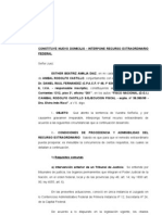 Constituye Nuevo Domicilio - Interpone Recurso Extraordinario Federal