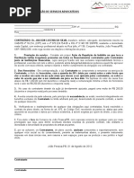 Contrato de Prestação de Serviços Advocatícios