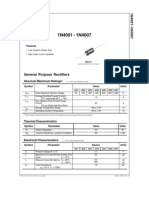 General Purpose Rectifiers: Absolute Maximum Ratings