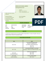 Resume Muhammad Faridzul Bin Zainal Abidin